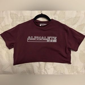 Alphalete crop shirt